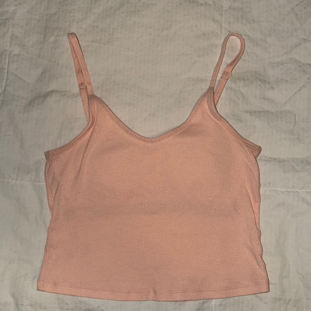 PINK Victoria’s Secret Cropped Ribbed Camisole